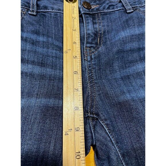 Simply Vera Vera Wang Jeans Womens 6P Capri Blue Straight Mid Rise Denim Casual - Picture 7 of 8